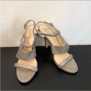 Guess Silver Sparkle High Heels
